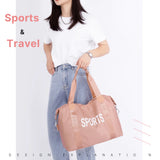 Women Sports Gym Bag Travel Bag Handbag Swimming Shoulder Messenger Compartment