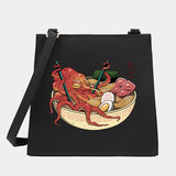 Women Square Bags Shoulder Crossbody Purse Japan Culture Series Pattern