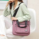 Women Nylon Top-Handle Bag Shoulder Crossbody Tote Messenger Beach Bag