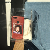 Women Transparent Handbag Crossbody Shoulder Bag Lady Jelly Tote