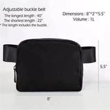 Women Waist Bag Fanny Pack Zipper Chest Bag Outdoor Sports Crossbody Bag