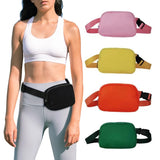Women Waist Bag Fanny Pack Zipper Chest Bag Outdoor Sports Crossbody Bag