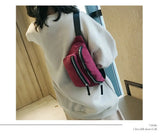 Women Corduroy Waist Bag Large Satchel Shoulder Bags