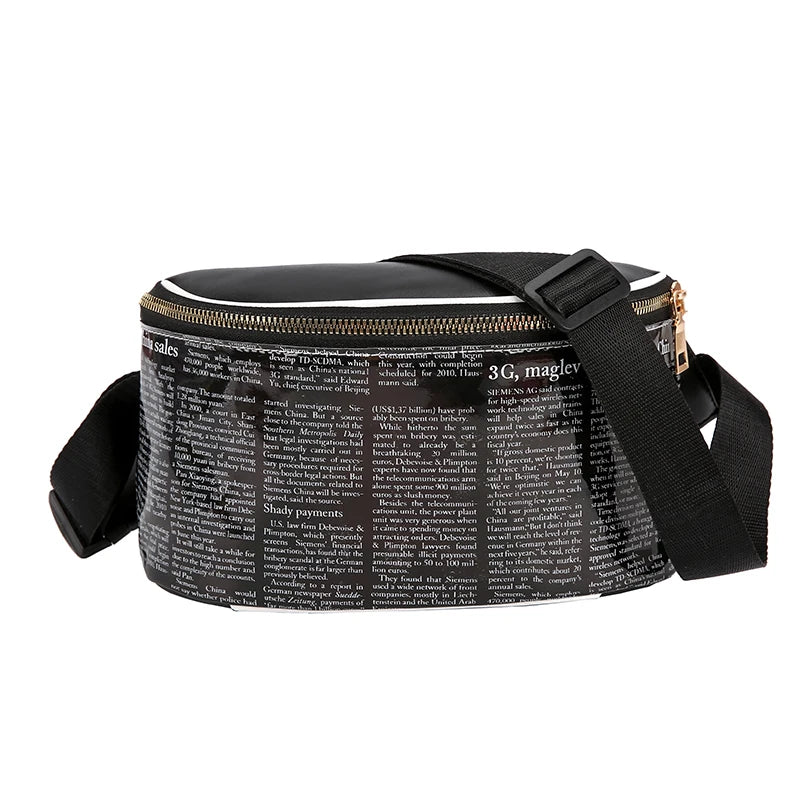 Women Leather Waist Fanny Pack Crossbody Belt Bag Lady Travel Shoulder Bags