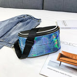 Women Leather Waist Fanny Pack Crossbody Belt Bag Lady Travel Shoulder Bags