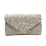 Women Wallet Floral Lace Envelope Clutch Wedding Evening Handbag Purses
