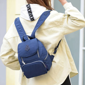 Nylon Vintage Teenagers Small backpack Casual Daypack High travel Shoulder bags