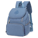 Vintage Nylon Women Backpack Teenagers Casual Daypack Small Shoulder Bag