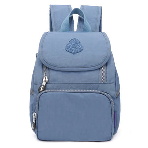 Nylon Vintage Teenagers Small Backpack Female Casual Daypack Shoulder Bags
