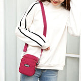 Women Shoulder Bag Waterproof Nylon Cell Phone Bags Travel Purses