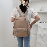 Women's Large PU Leather Travel Backpack Handbag Schoolbag for Girls