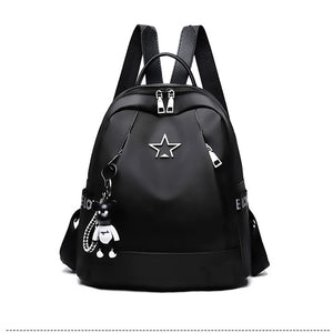 Women's PU Leather Backpack Travel Shoulder Bag Girl School Backpack