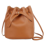Women's Bucket Shoulder Bag Solid Color Spring Summer