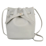 Women's Bucket Shoulder Bag Solid Color Spring Summer
