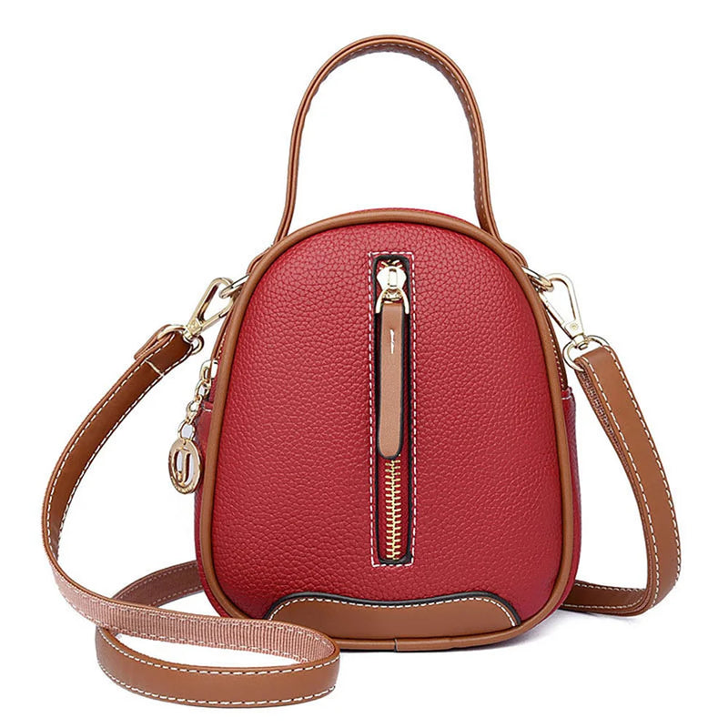 Chic Small Leather Crossbody Bag for Women