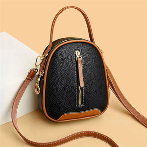 Chic Small Leather Crossbody Bag for Women