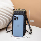 Women's Leather Wallet Crossbody Handbag