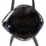 Women's Checkered Shoulder Bag Oxford Casual Travel Tote Handbag