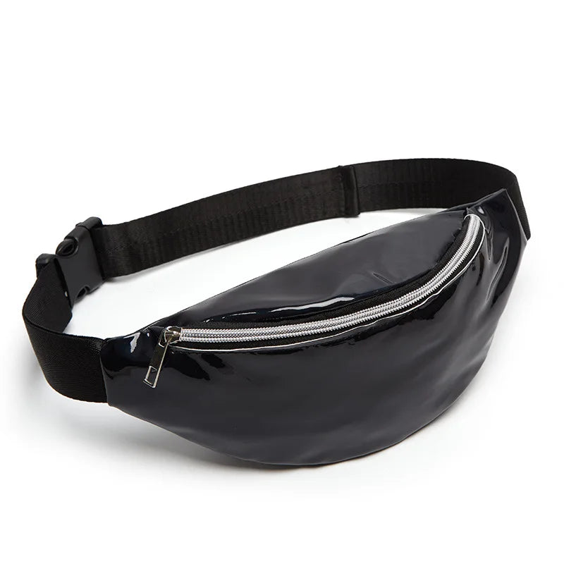 Women's Laser Belt Waist Packs Shoulder Bag Sports Chest Pack