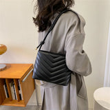 French Retro Niche Single Shoulder Bag Light Texture Underarm Handbag