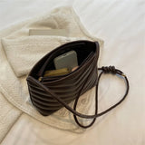 French Retro Niche Single Shoulder Bag Light Texture Underarm Handbag