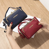 Fashionable Women's Lychee Grain Crossbody Bag for Mobile Phone