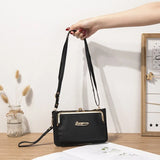 Fashionable Women's Lychee Grain Crossbody Bag for Mobile Phone