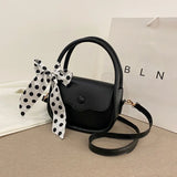 Retro Wild Webbing Solid Flap Shoulder Bag