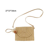 Straw Clutch Purses Bags Women Summer Beach Handbags Envelope Shoulder Bag