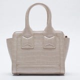 Crocodile Pattern Mini Shoulder Bag