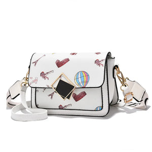 Women's Small Fresh Shoulder Bag Western Style Fashionable Broadband Small Bag