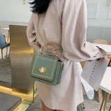 Women's PU Handbags Crossbody Shoulder Bag Solid Messenger Bags