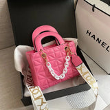 Small Square Cross Bag PU Leather Light Bags for Women