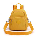 Women's Nylon Small Travel Backpack Messenger Shoulder Bag