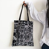 Japanese Comics Canvas Shoulder Bag for Women
