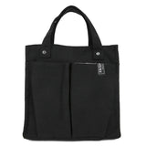 Women's Splicing Tote Bag Casual Shopping Bag Pocket Practical Canvas Bag