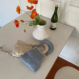 Women's Clutch Purse Handbags Chain Clip Shoulder Bag PU Leather