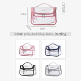 Women's Clear Makeup Bag Waterproof Travel Organizer