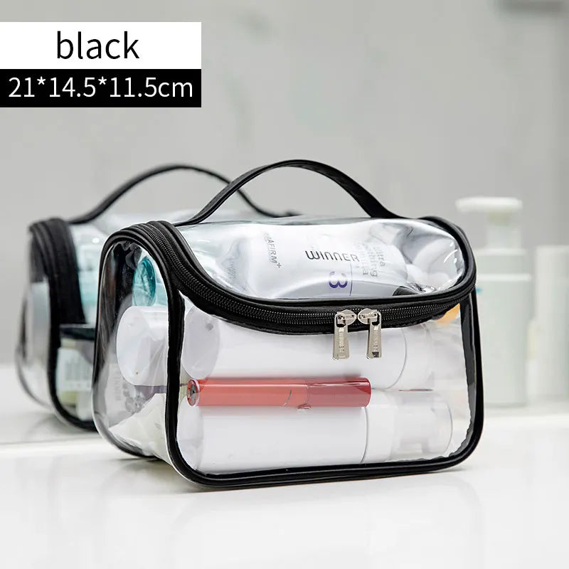 Women's Clear Makeup Bag Waterproof Travel Organizer