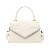 Crocodile Cross-body Small Square Bag for Women