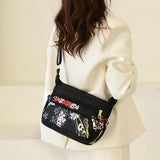 Women's Large Capacity Crossbody Bag Multi-layer Shoulder Backpack