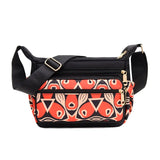 Women's Large Capacity Crossbody Bag Multi-layer Shoulder Backpack