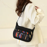 Women's Large Capacity Crossbody Bag Multi-layer Shoulder Backpack