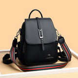 Leather Backpack for Teenage Girls School
