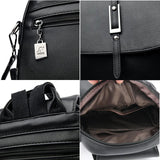 Leather Backpack for Teenage Girls School