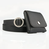 Women's PU Leather Fanny Pack Hip Purse Key Wallet