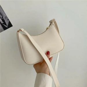 Retro PU Leather Shoulder Bag Casual Hobos Handbags