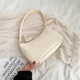 Retro PU Leather Shoulder Bag Casual Women Hobos Winter Handbags