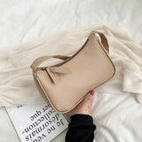 Retro PU Leather Shoulder Bag Casual Women Hobos Winter Handbags