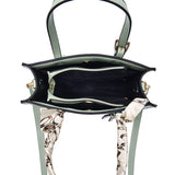 Women's Commuter Silk Scarf Shoulder Messenger Bag for Mom